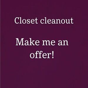 Pre-Summer closet clean out!!